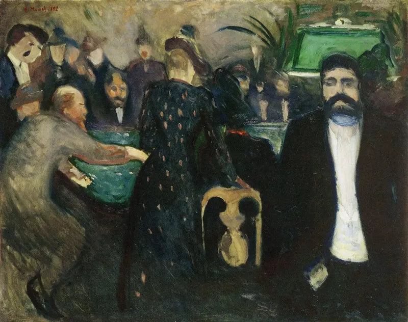 Scommettitori a Monte-Carlo - Edvard Munch
