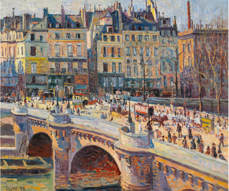 Paris le Pont-Neuf et le quai Conti - Maximilien Luce - Alpha Reproduction