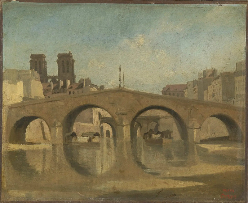 Parigi, il Vecchio Ponte Saint-Michel - Jean-Baptiste Camille Corot