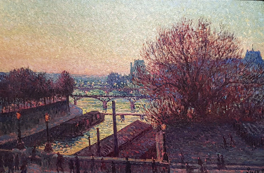 Parigi, vista della Senna, la notte - Maximilien Luce