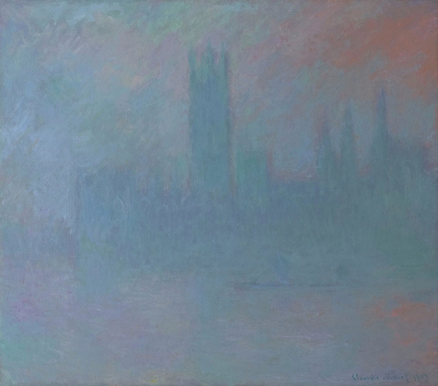 Il Parlamento, sinfonia in blu - Claude Monet