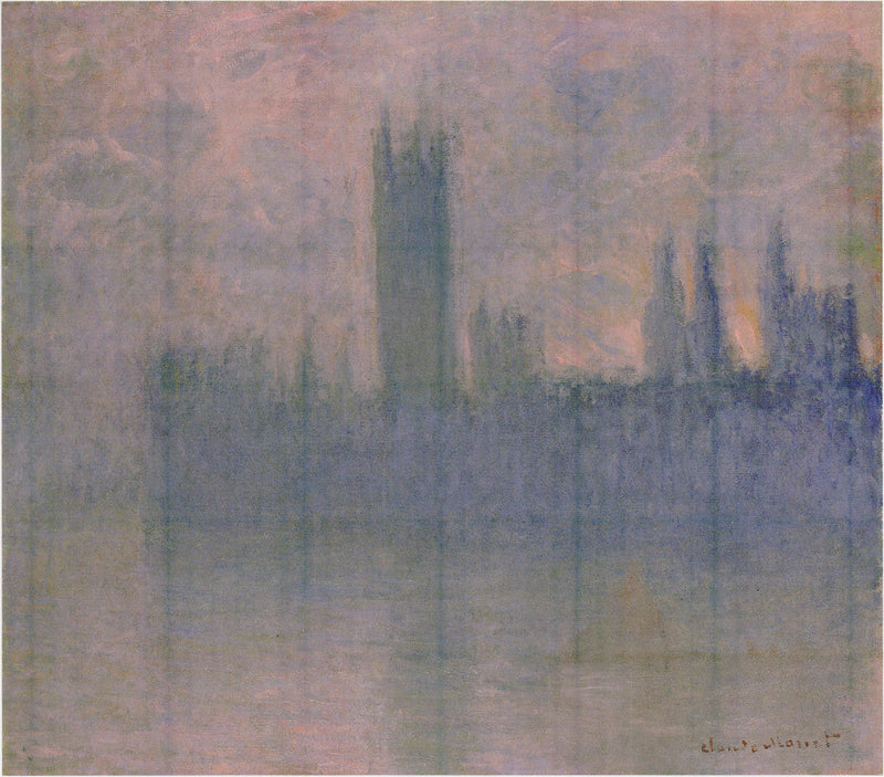 Parlamento, sinfonia in rosa - Claude Monet