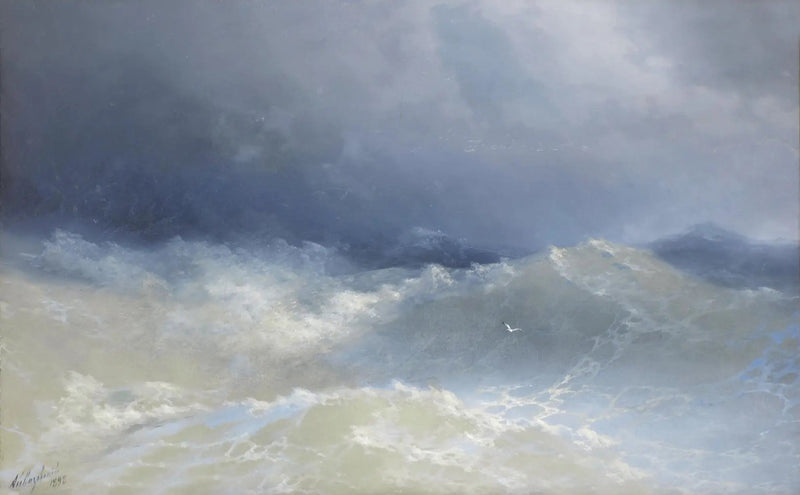 Tra le onde - Ivan Aïvazovski