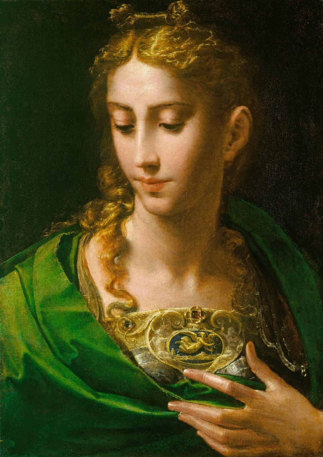 Pallas Athéna, étude maniériste - Parmigianino