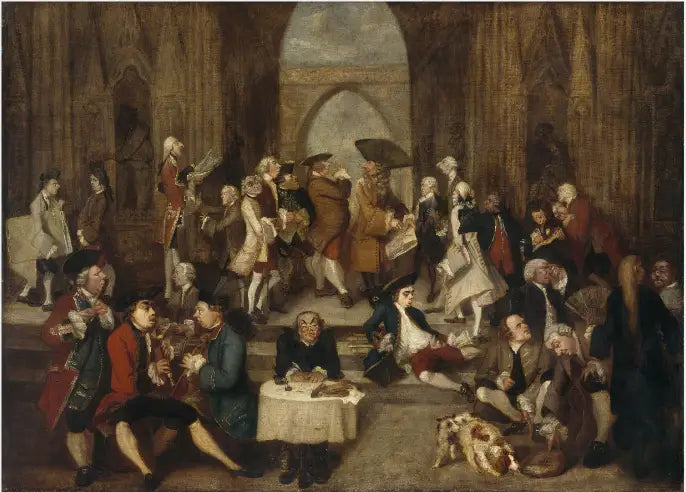 Parodia di « L'École d'Athènes » di Raffaello - Joshua Reynolds