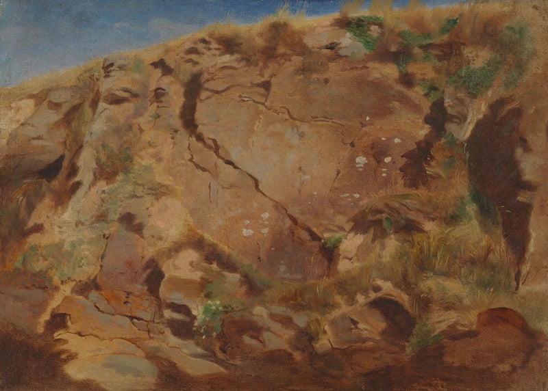 Parete di una scogliera - Arnold Böcklin