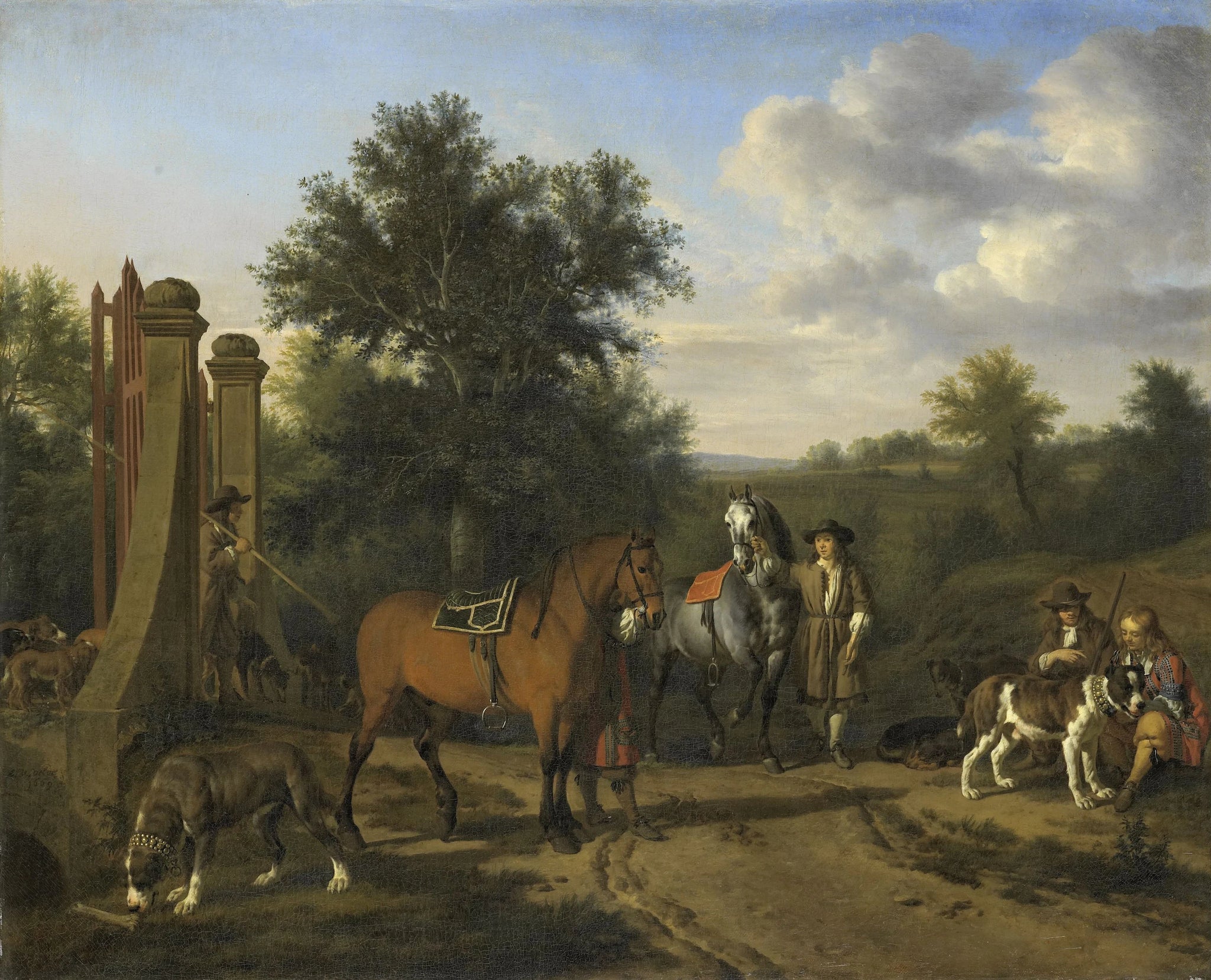 La partie de chasse - Adriaen van de Velde