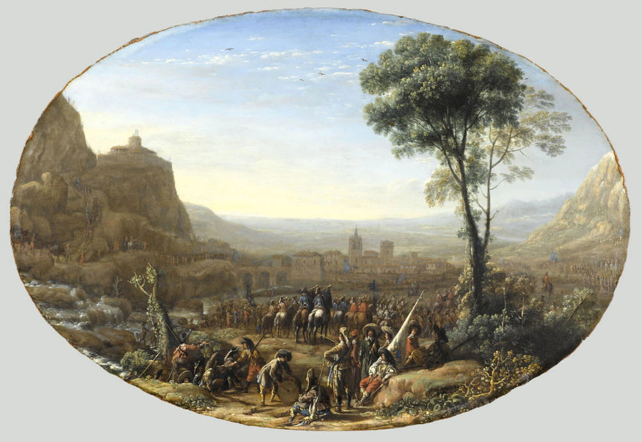 Le Pas de Suse forcé par Louis XIII - Claude Gellée