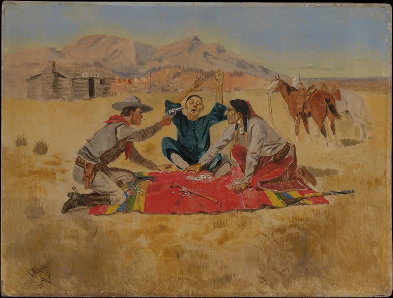 Niente possibilità per un cinese - Charles Marion Russell