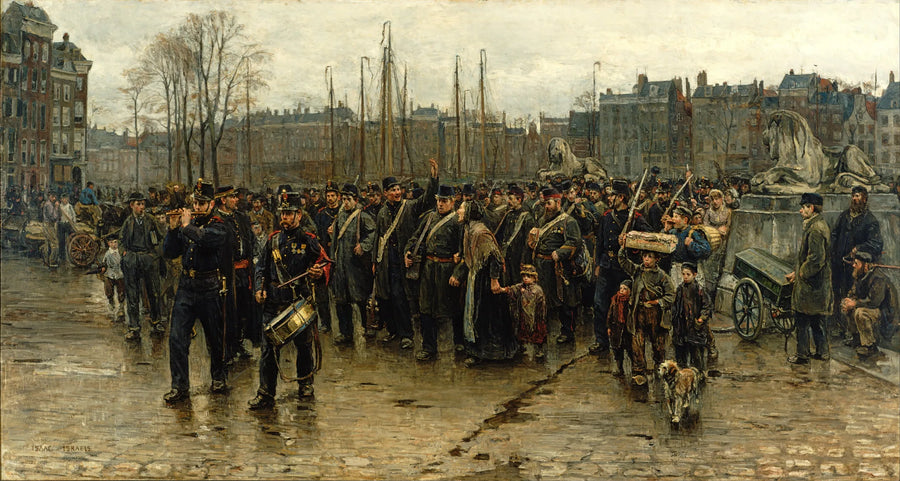 Passaggio delle truppe coloniali - Isaac Israel