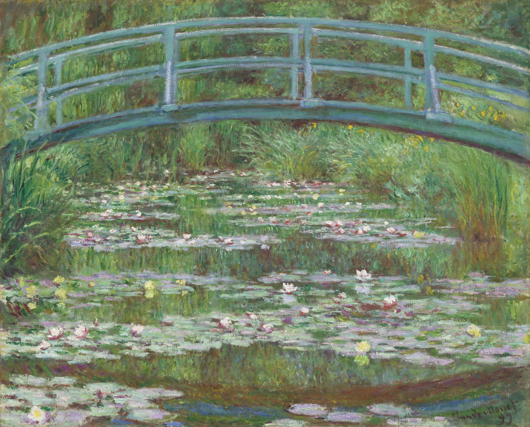 La Passerelle japonaise de Claude Monet, 1899 – National Gallery of Art 1992.9.1, Wildenstein 1517