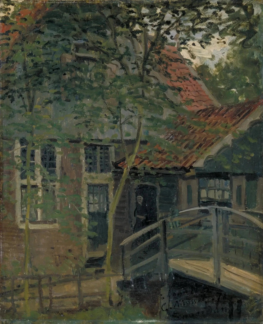 Porta d'accesso a Zaandam W191a - Claude Monet