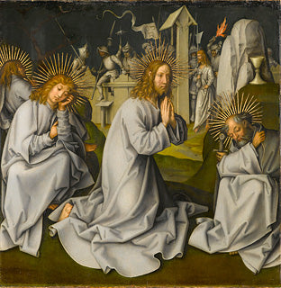 Passione grigia : Il Cristo sul Monte degli Olivi - Hans Holbein il Vecchio