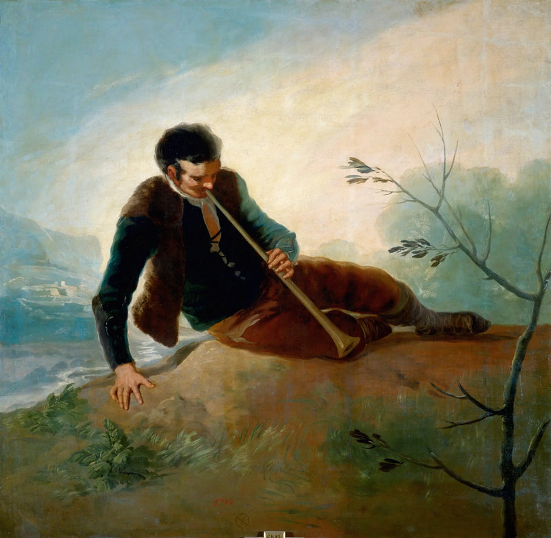 Pasteur che tocca la dulzaina - Francisco de Goya