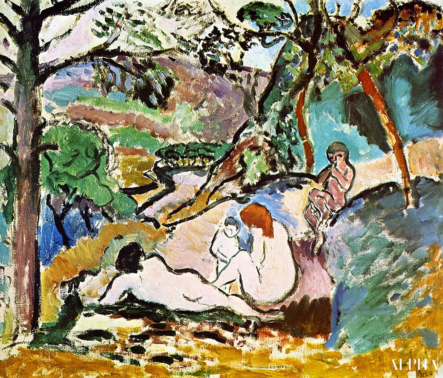 Pastorale 1906 - Matisse - Riproduzioni di quadri e dipinti di alta gamma