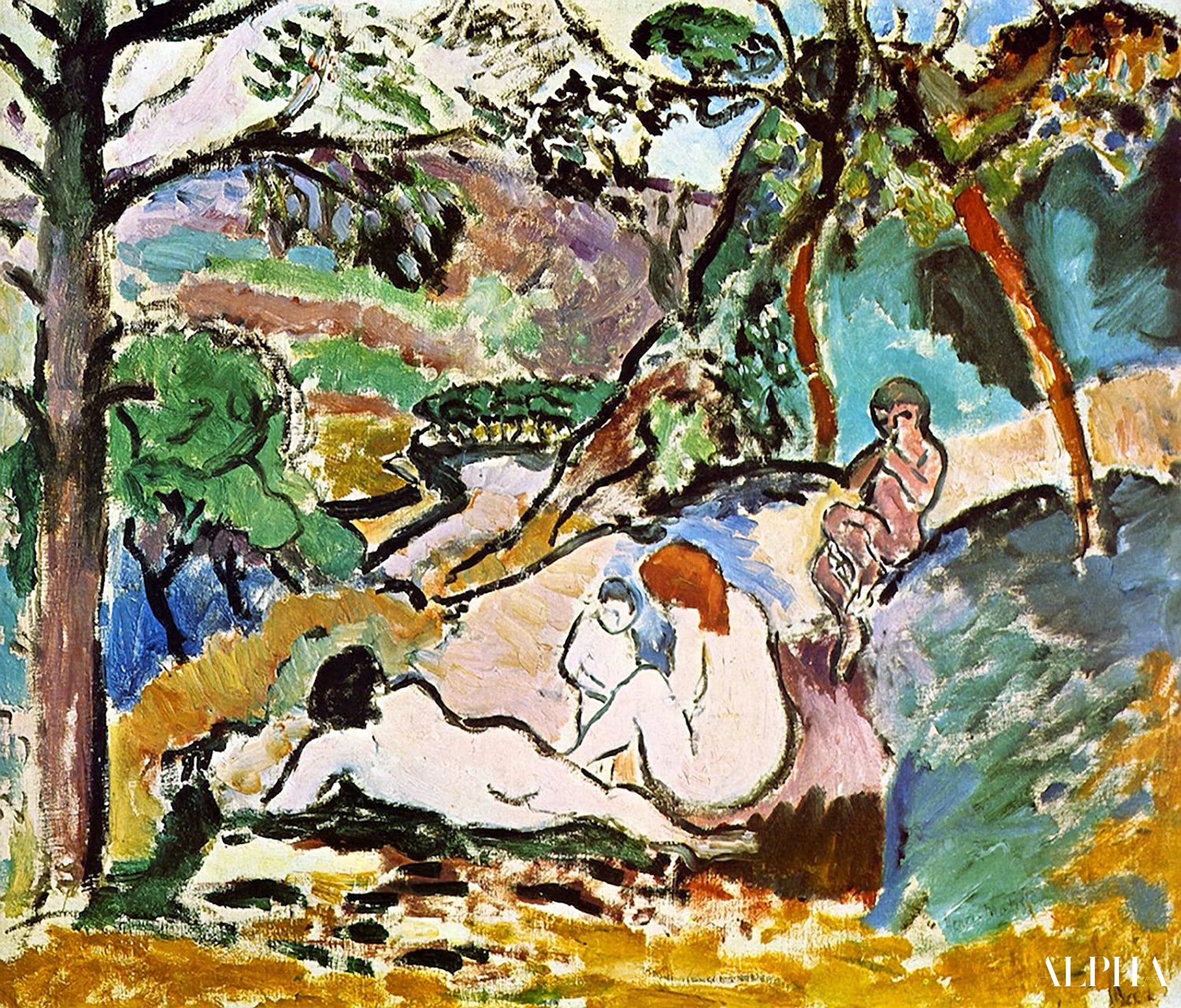 Pastorale 1906 - Matisse - Riproduzioni di quadri e dipinti di alta gamma