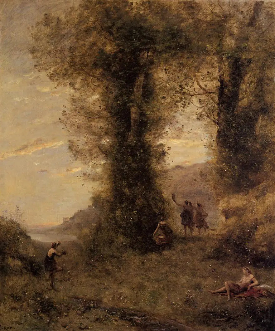 Pastorale — Souvenir d’Italie - Jean-Baptiste Camille Corot - Alpha Reproduction