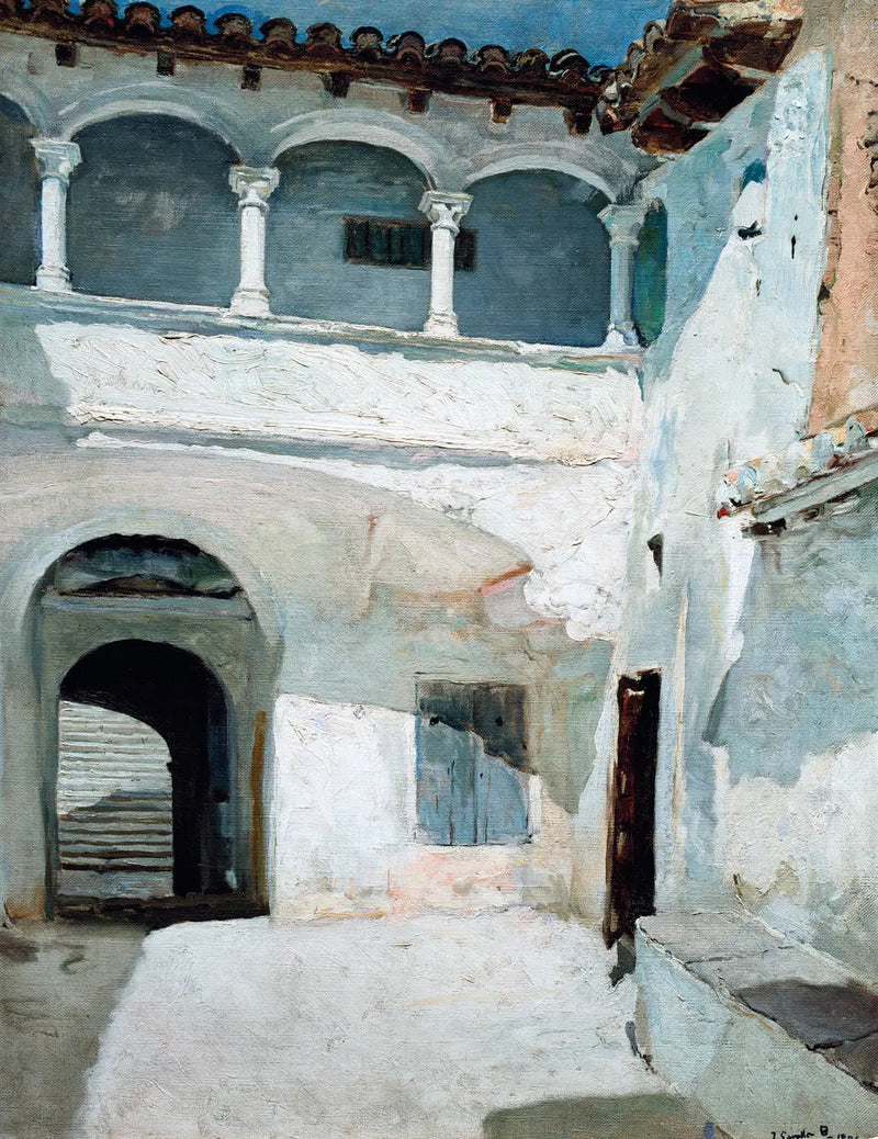 Patio di San Juan de Porta Coeli, Valencia - Joaquín Sorolla