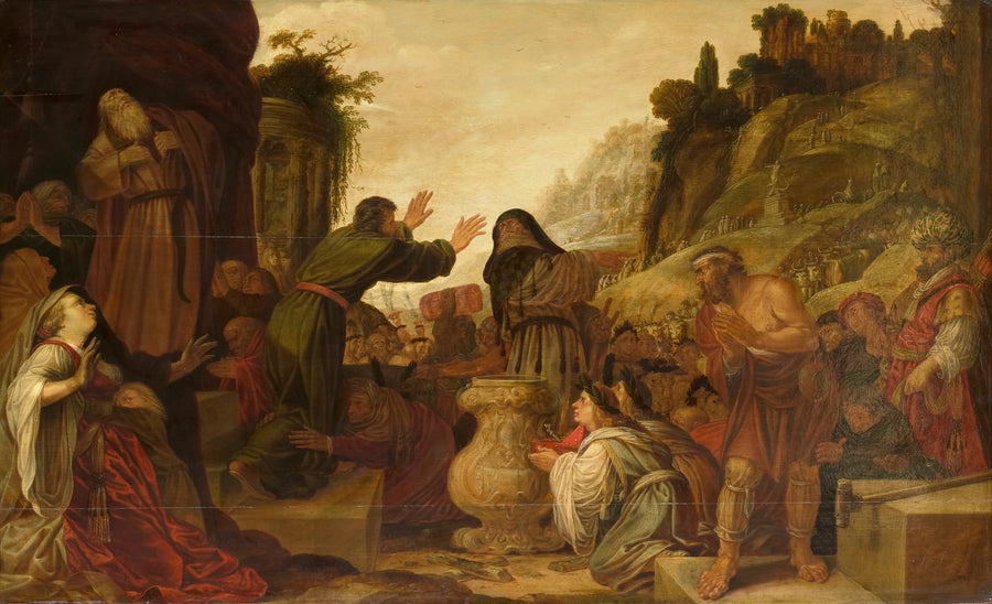 Paul et Barnabas étaient adorés comme des dieux par les habitants de Lystre. - Jacob Symonsz. Pynas