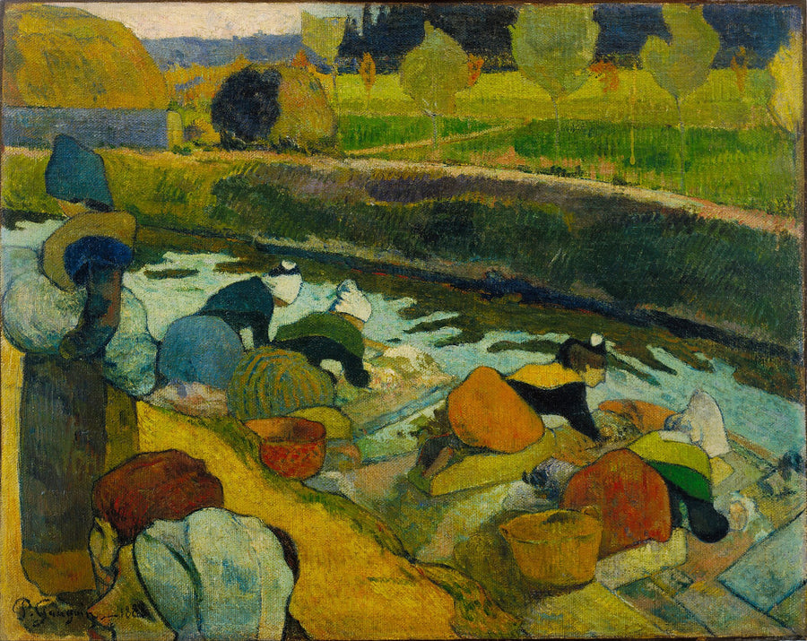 Les Lavandières à Arles - Paul Gauguin