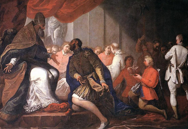Paul III nomme son fils Pier Luigi duca di Piacenza e Parma - Sebastiano Ricci