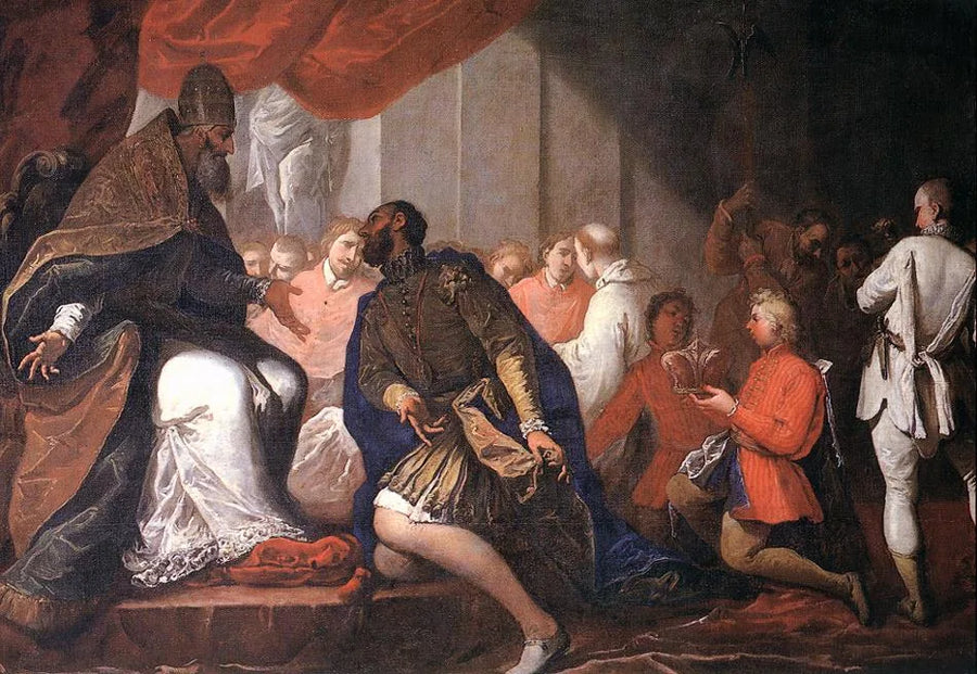 Paul III nomme son fils Pier Luigi duca di Piacenza e Parma - Sebastiano Ricci