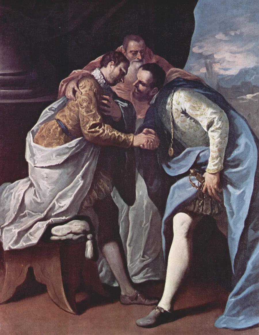 Paul III riconcilia Francesco I e Carlo V - Sebastiano Ricci