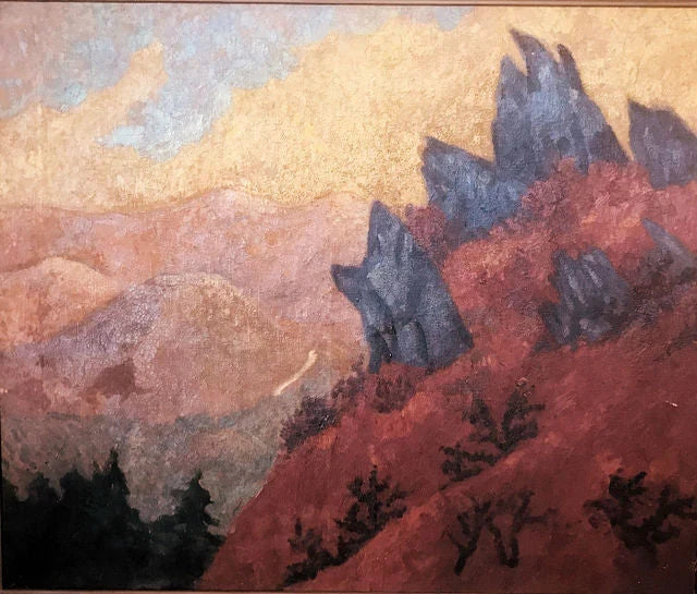 Montagne de Laz, peinture de Paul Sérusier