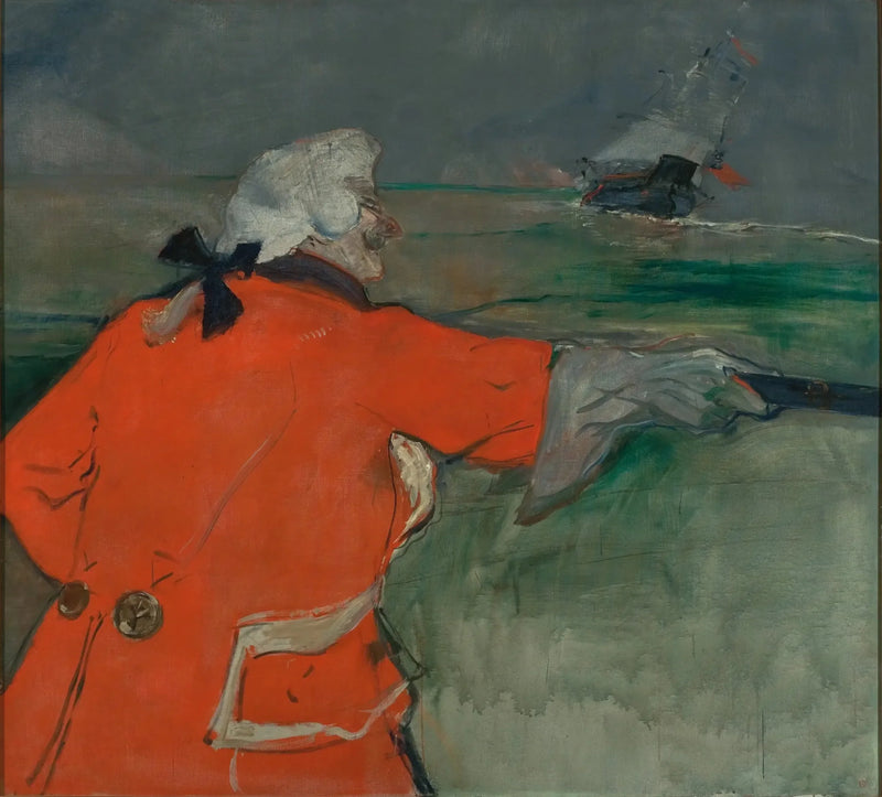 Paul Viaud in costume da ammiraglio del XVIII secolo - Henri de Toulouse-Lautrec