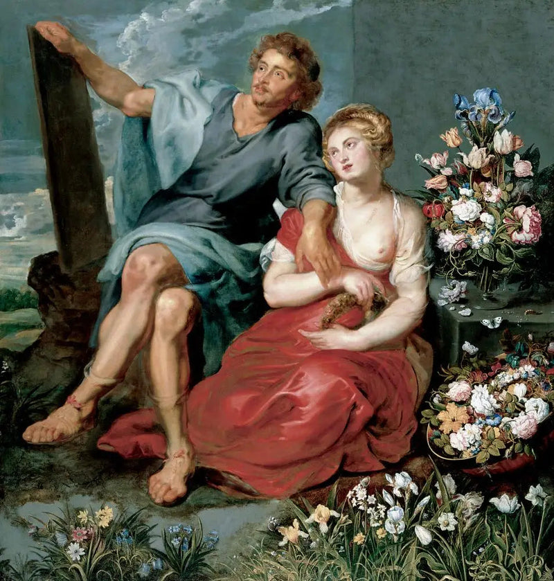 Pausias e Glycera - Peter Paul Rubens