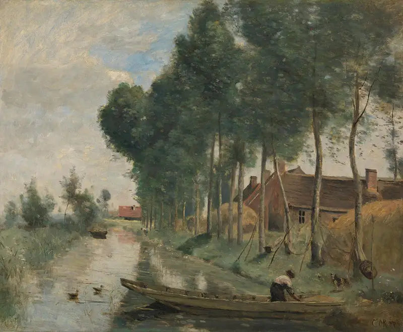 Paysage à Arleux-du-Nord - Jean-Baptiste Camille Corot - Alpha Reproduction