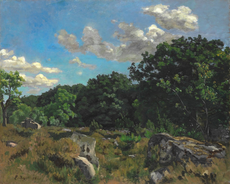 Paesaggio a Chailly - Frédéric Bazille