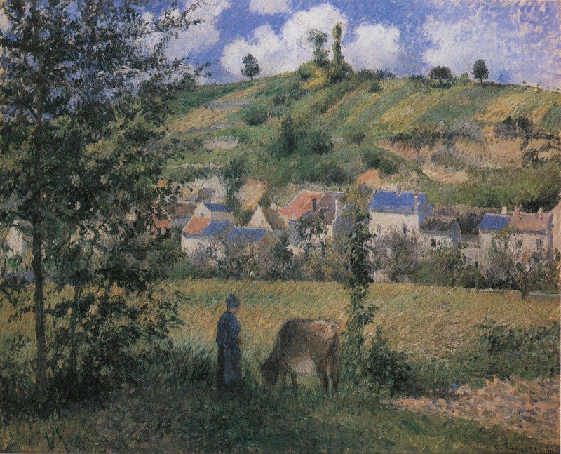 Paesaggio a Chaponval - Camille Pissarro