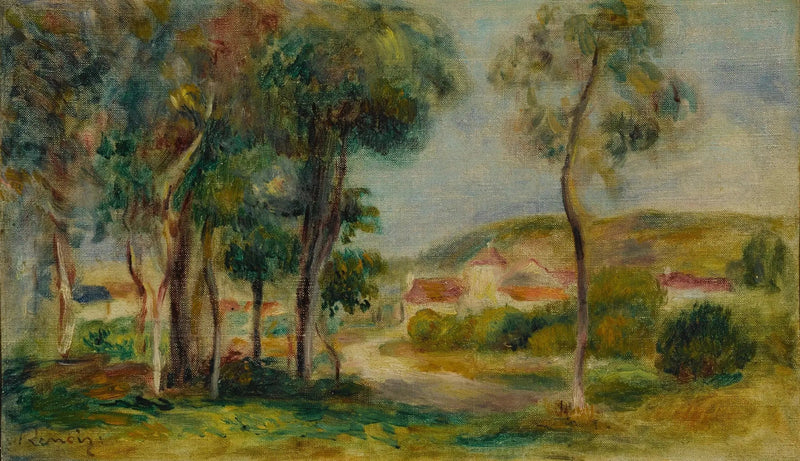 Paesaggio a Essoyes - Pierre-Auguste Renoir