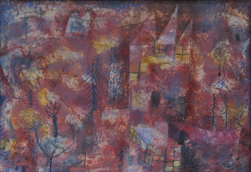 paesaggio con bambino - Paul Klee