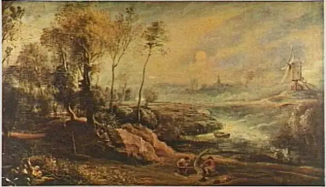 Paesaggio con il cacciatore di uccelli - Peter Paul Rubens