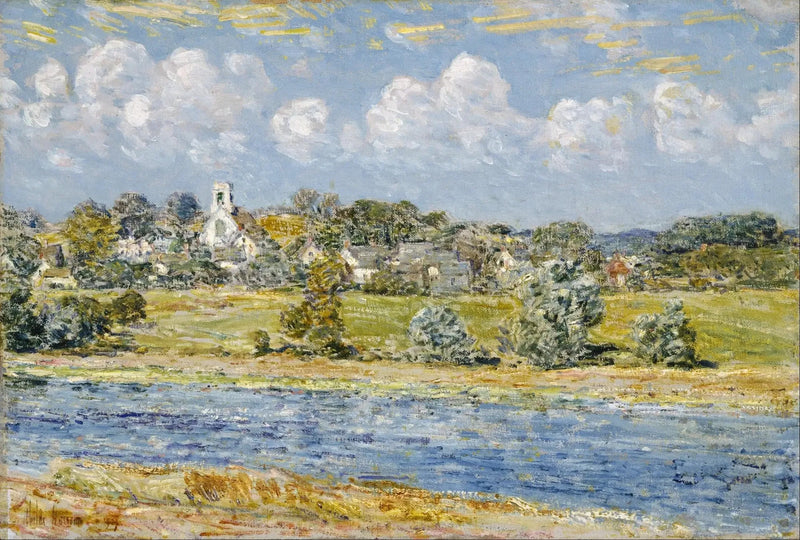 Paesaggio a Newfields, New Hampshire - Childe Hassam