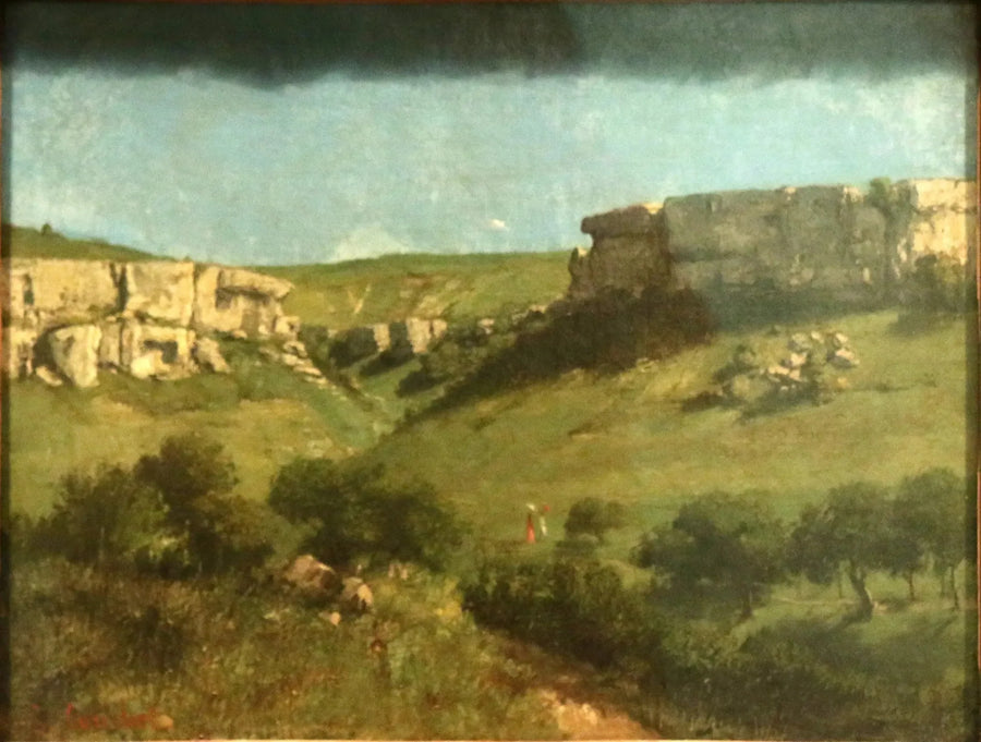 Paesaggio a Ornans - Gustave Courbet