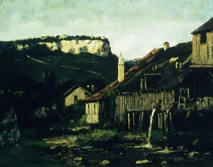 Paesaggio a Ornans - Gustave Courbet