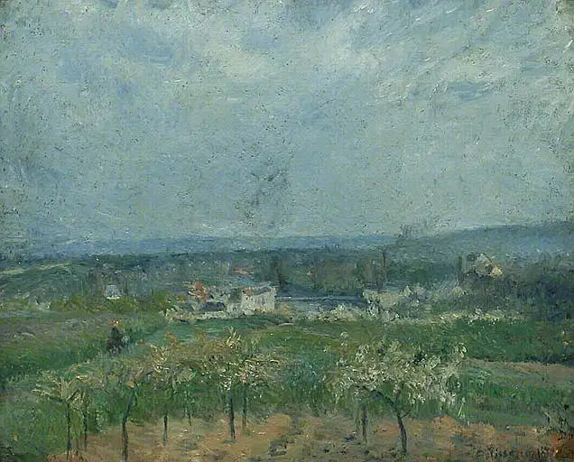 Paesaggio a Pontoise - Camille Pissarro
