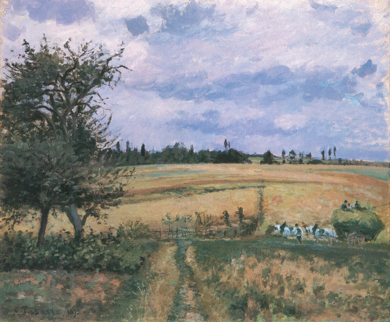 Paesaggio a Pontoise - Camille Pissarro