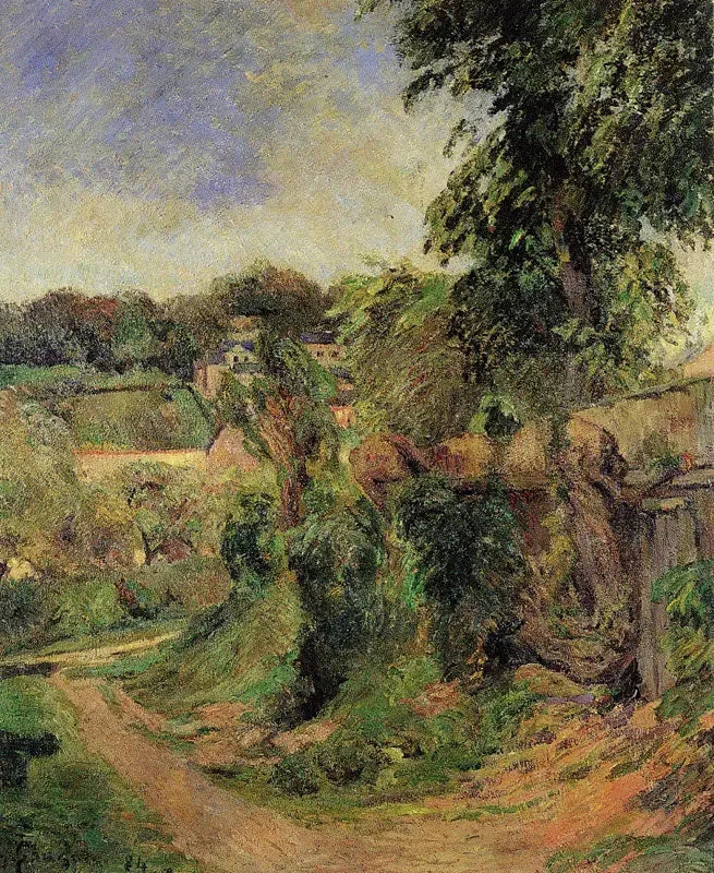 Paesaggio a Rouen - Paul Gauguin
