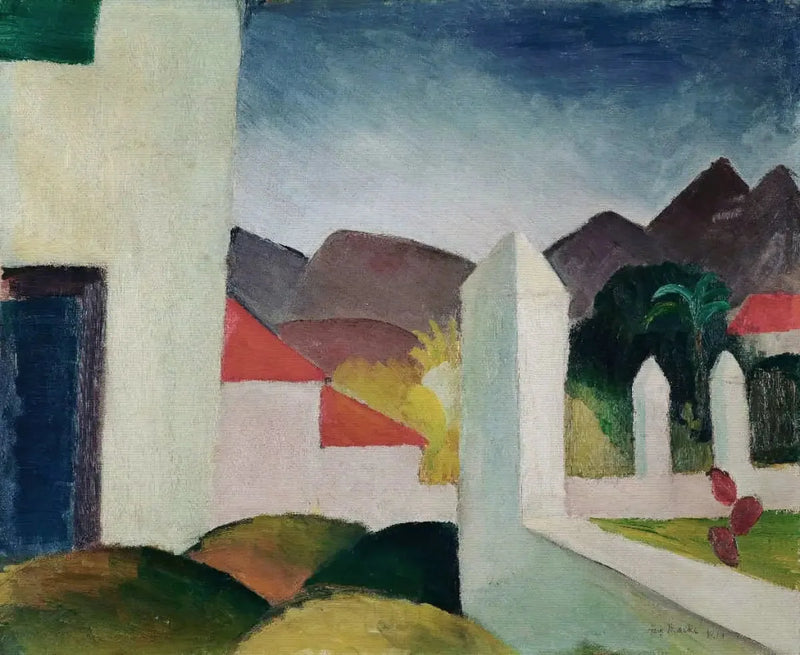 Paesaggio africano - August Macke