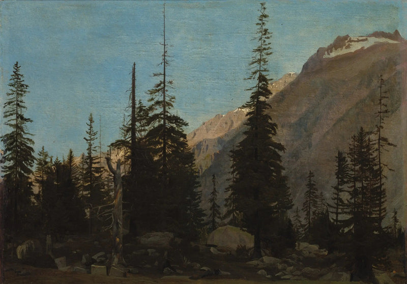 Paesaggio alpino: Il Handegg, Svizzera - Jean-Léon Gérôme