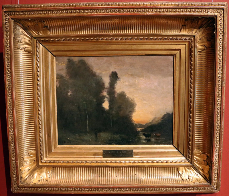 Paesaggio, atmosfera serale - Jean-Baptiste Camille Corot