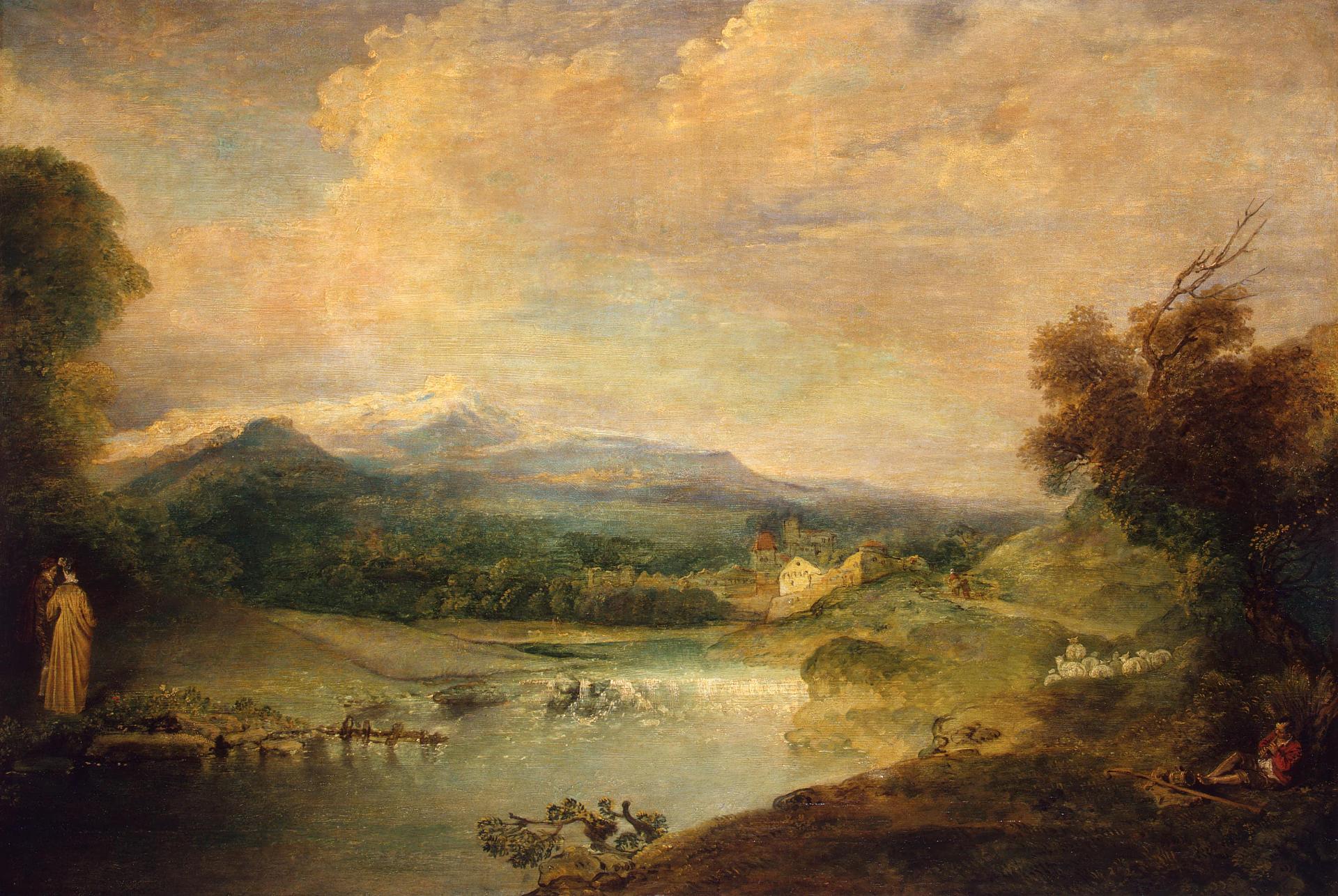Paysage - Antoine Watteau - Alpha Reproduction