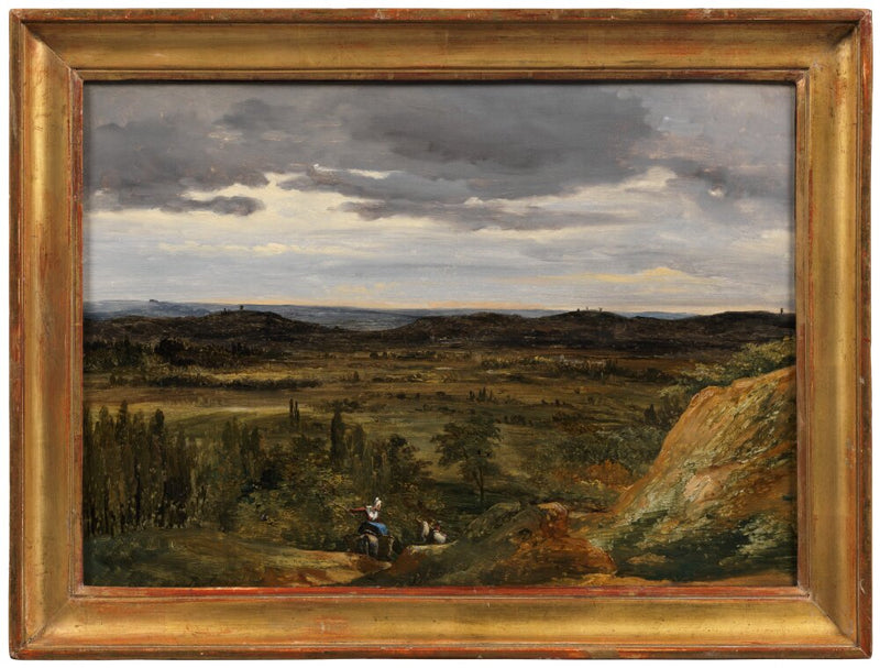 Paesaggio sulle rive della Mosella - Théodore Rousseau