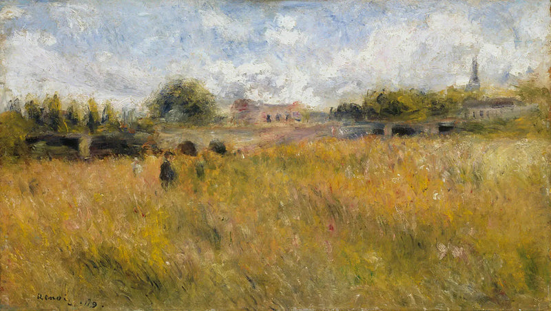 Paesaggio lungo la Senna a Rueil - Pierre-Auguste Renoir