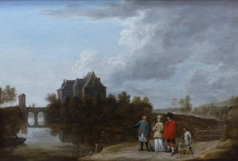 Paesaggio con castello - David Teniers il Giovane