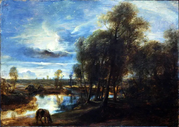 Paesaggio al chiaro di luna - Peter Paul Rubens